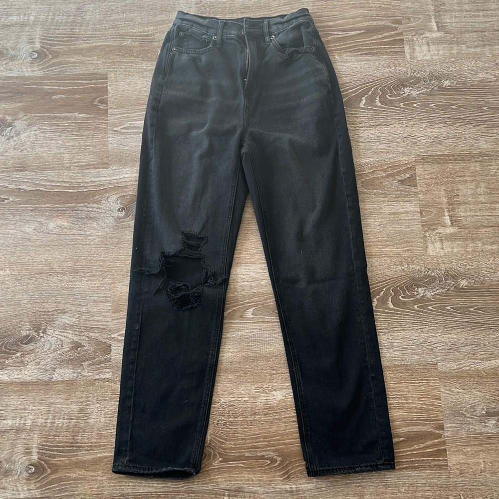 American Eagle, Highest rise 90s boyfriend jean, size 0